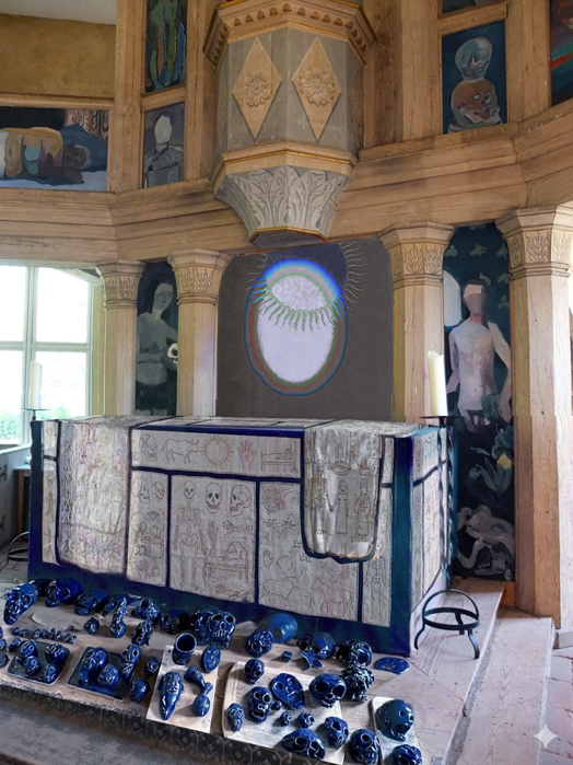 Entwurf für einen Altarbehang – Computerskizze