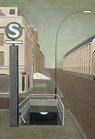 Hannelore Teutsch, „Berliner Straße II“, Öl auf Leinwand, 2010, 60x50 cm